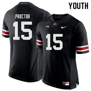 Youth Ohio State Buckeyes #15 Josh Proctor Black Nike NCAA College Football Jersey Summer KZB2644OT
